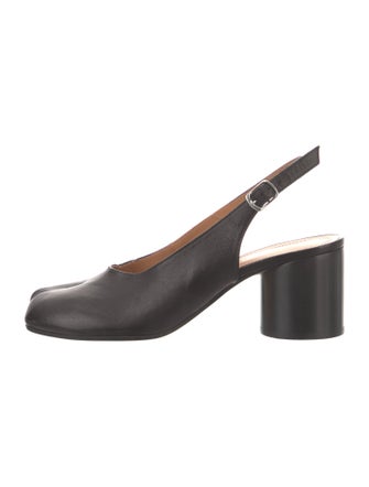 Maison Margiela Leather Slingback Flats