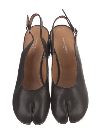 Maison Margiela Leather Slingback Flats