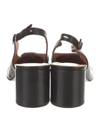 Maison Margiela Leather Slingback Flats