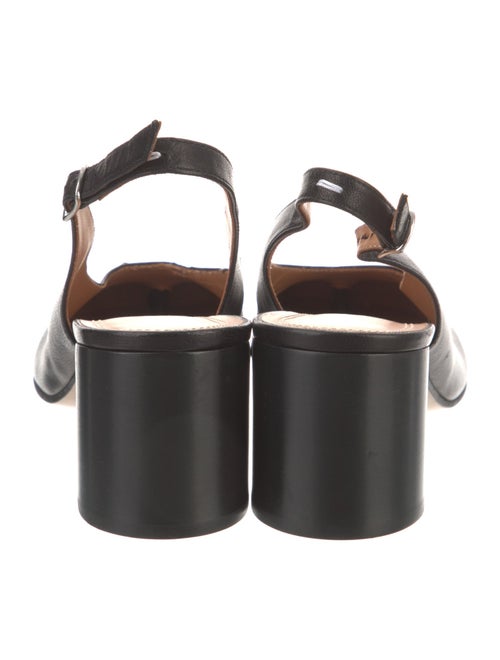 Maison Margiela Leather Slingback Flats