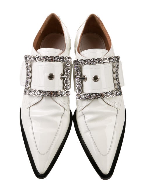 Maison Margiela Patent Leather Crystal Embellishments Mules