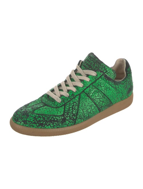 Maison Margiela Leather Printed Sneakers