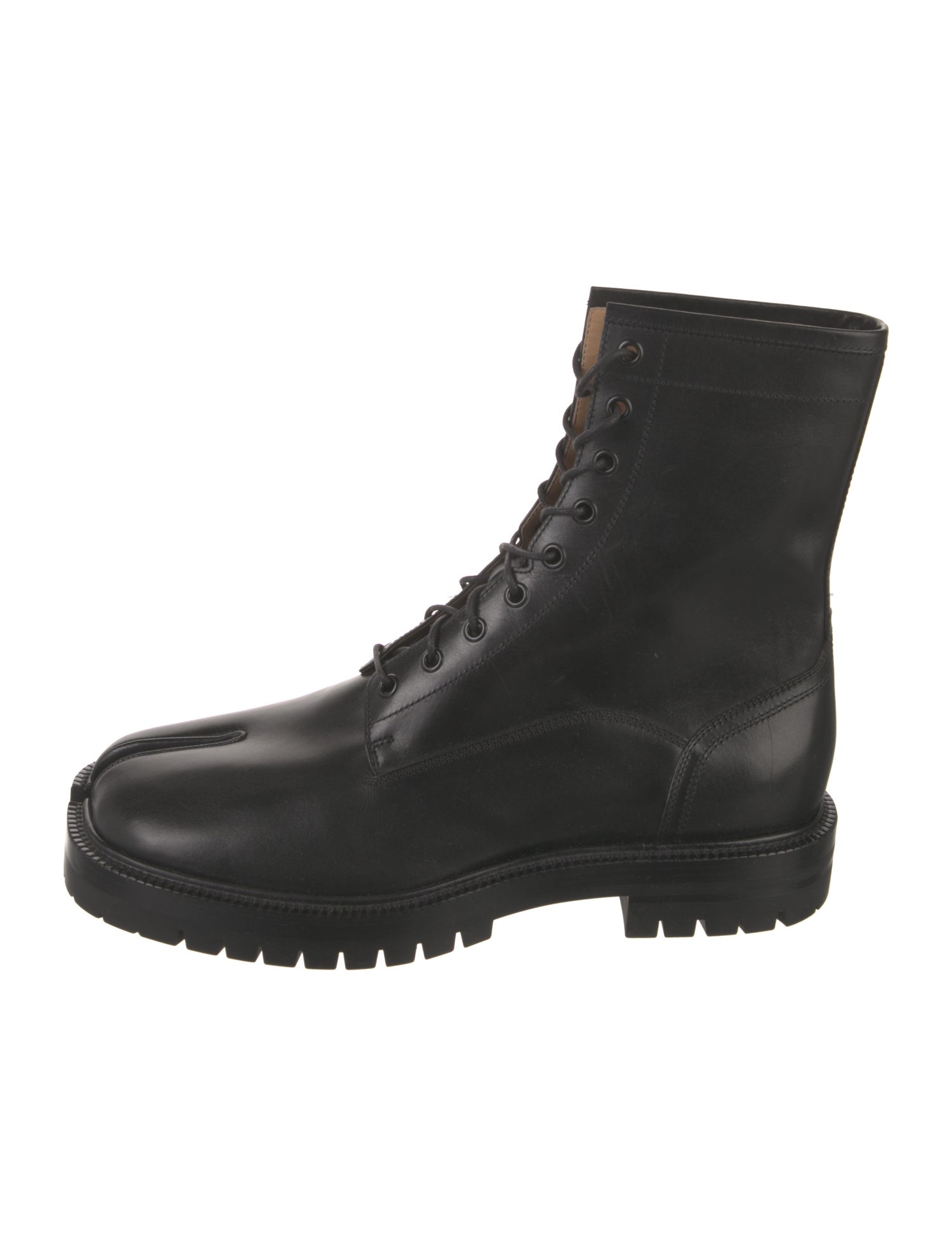 Maison Margiela Leather Combat Boots