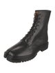 Maison Margiela Leather Combat Boots