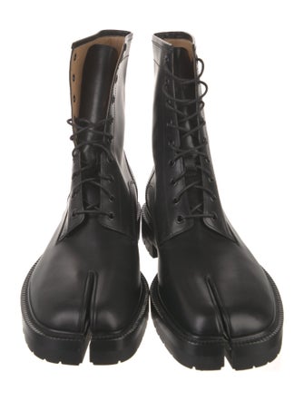 Maison Margiela Leather Combat Boots
