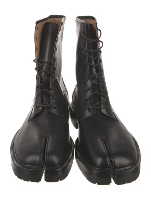 Maison Margiela Leather Combat Boots
