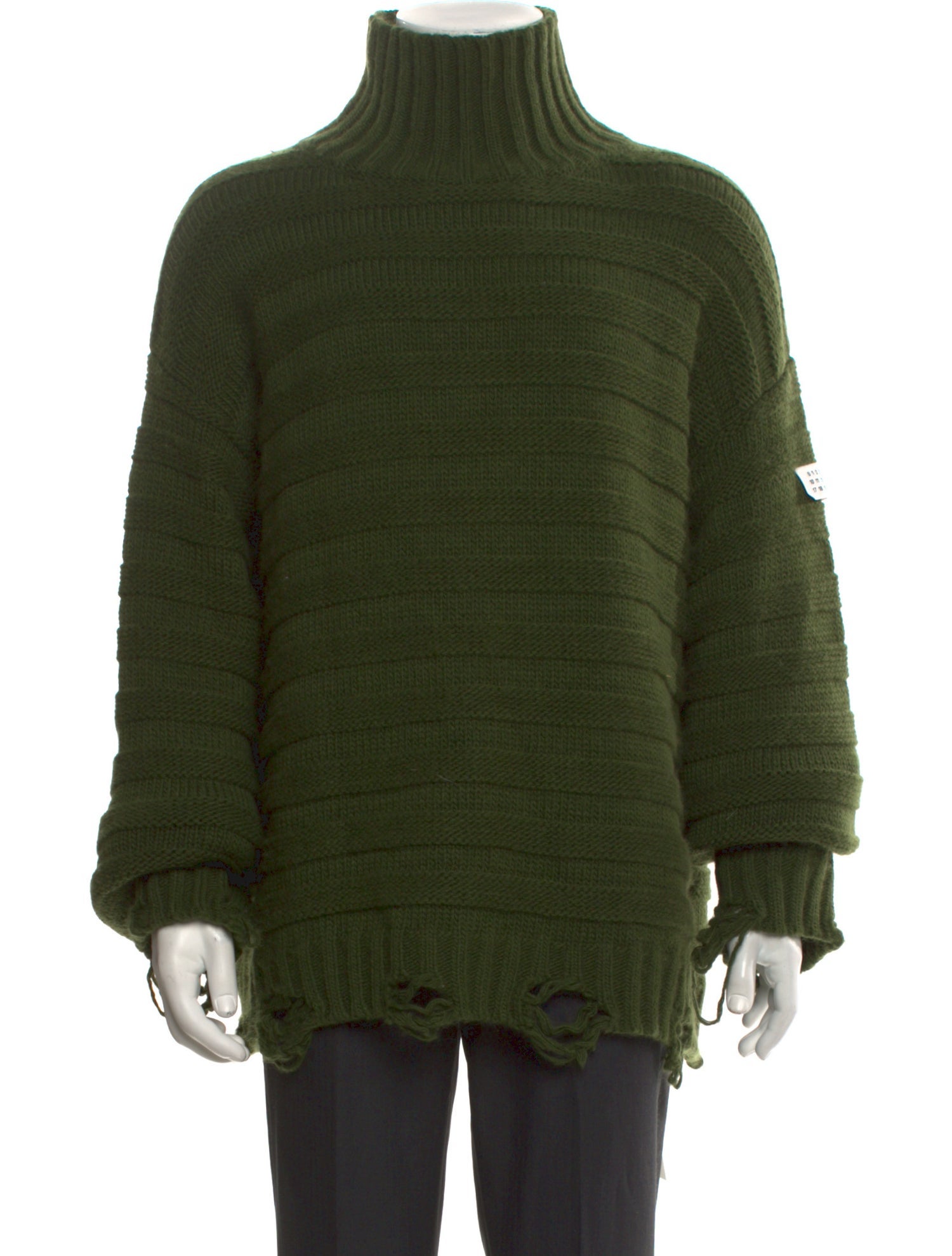 Maison Margiela 2024 Horizontal Rib Jumper Pullover