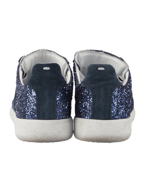 Maison Margiela Suede Glitter Accents Sneakers