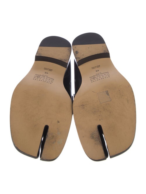 Maison Margiela Leather Tassel Accents Slippers