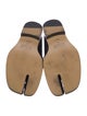 Maison Margiela Leather Tassel Accents Slippers