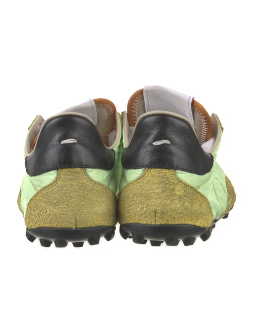 Maison Margiela Suede Colorblock Pattern Sneakers