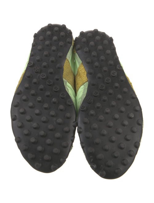 Maison Margiela Suede Colorblock Pattern Sneakers