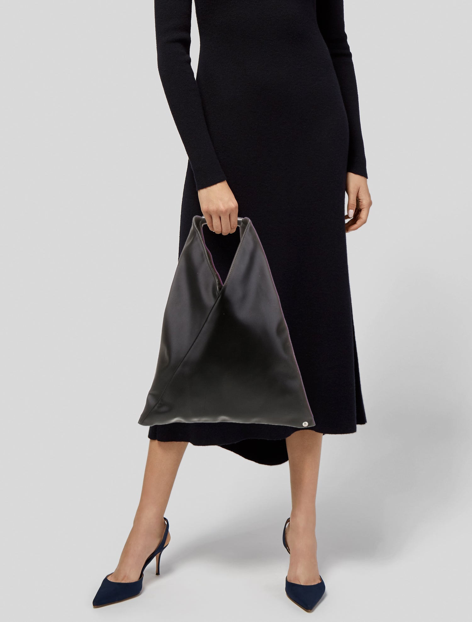 MM6 Maison Margiela Leather Top Handle Bag