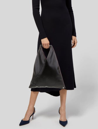 MM6 Maison Margiela Leather Top Handle Bag