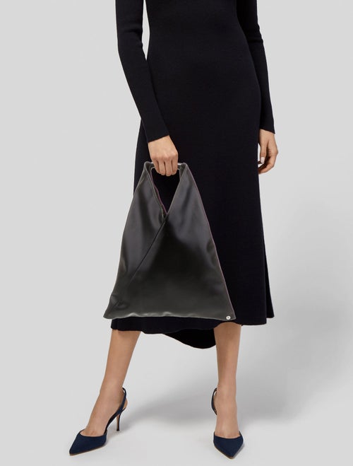 MM6 Maison Margiela Leather Top Handle Bag