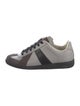 Maison Margiela Leather Colorblock Pattern Sneakers