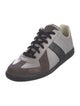 Maison Margiela Leather Colorblock Pattern Sneakers