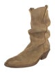 Maison Margiela Suede Western Boots