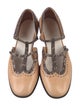 Maison Margiela Leather Animal Print Oxfords