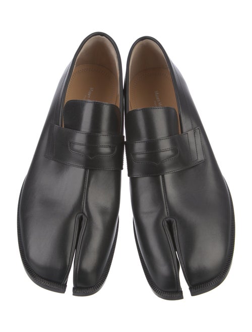Maison Margiela Leather Tassel Accents Dress Loafers