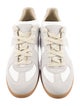 Maison Margiela Leather Colorblock Pattern Sneakers