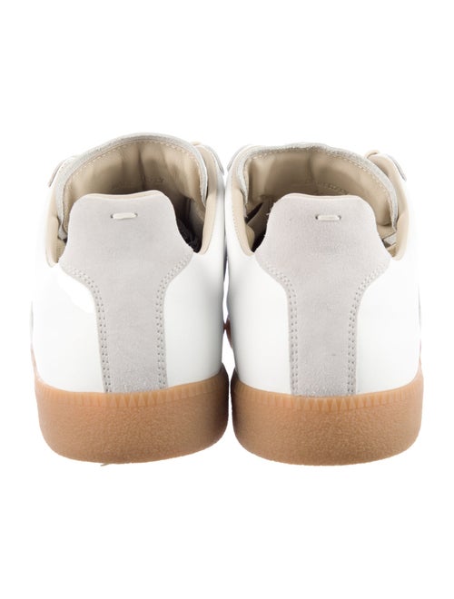 Maison Margiela Leather Colorblock Pattern Sneakers