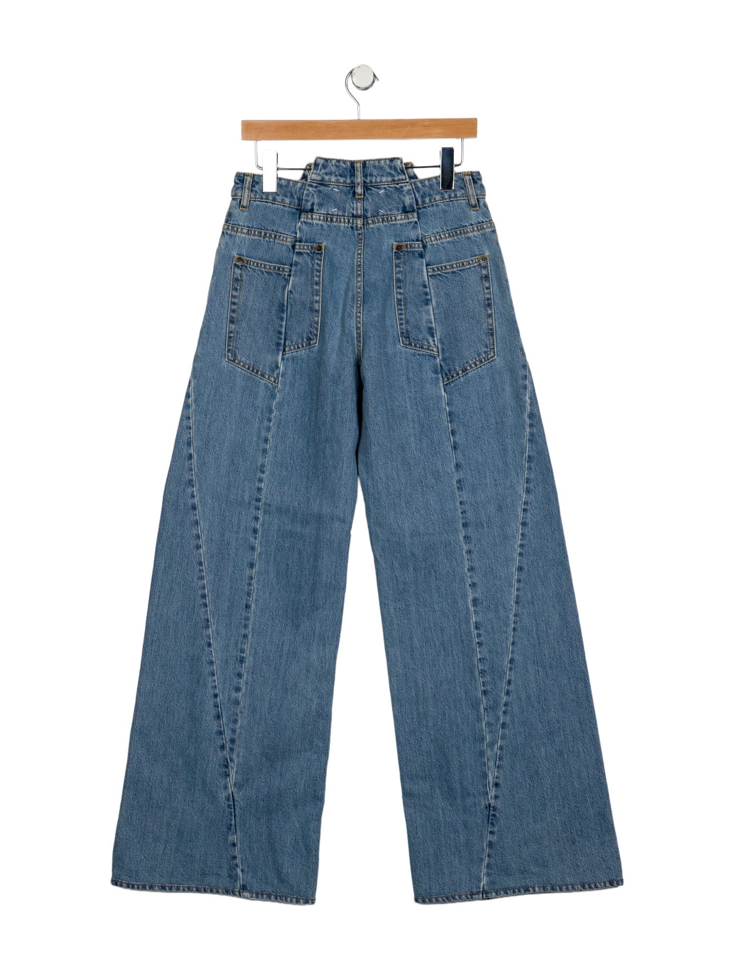 Maison Margiela 2021 Wide Leg Jeans w/ Tags