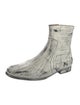 Maison Margiela Leather Printed Boots