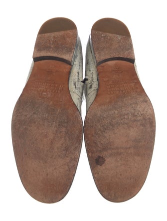 Maison Margiela Leather Printed Boots