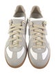 Maison Margiela Leather Colorblock Pattern Sneakers