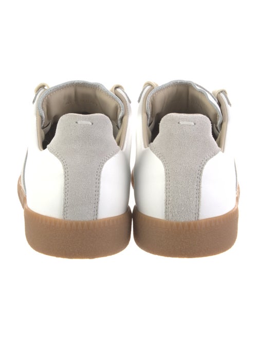 Maison Margiela Leather Colorblock Pattern Sneakers