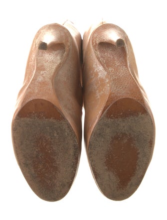 Maison Margiela Leather Cutout Accent Boots