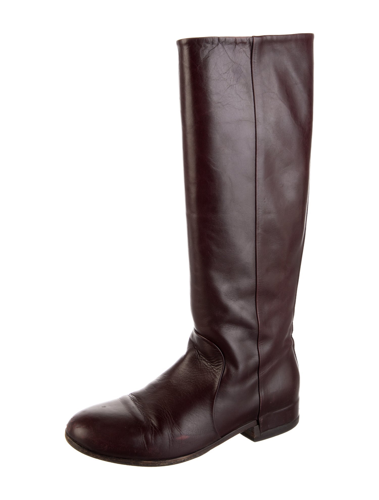 Maison Margiela Leather Riding Boots