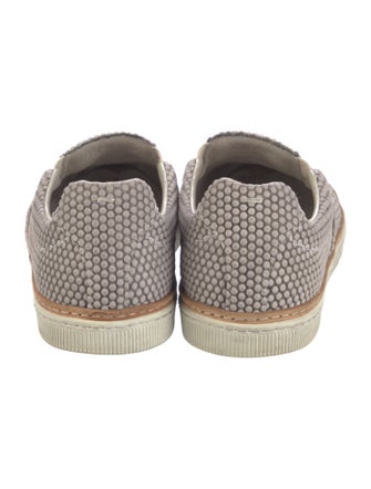 Maison Margiela Leather Polka Dot Print Sneakers