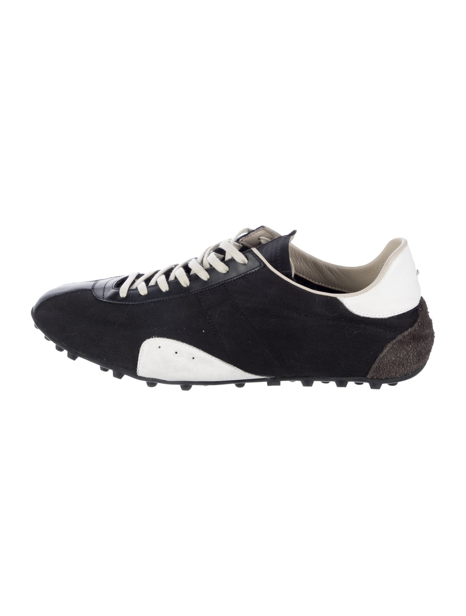Maison Margiela Canvas Colorblock Pattern Sneakers