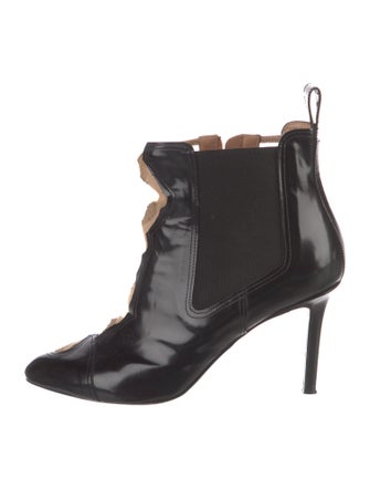 Maison Margiela Leather Lace-Up Boots