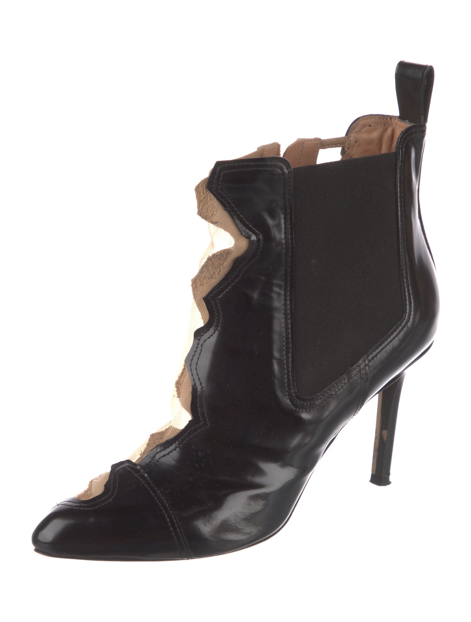 Maison Margiela Leather Lace-Up Boots