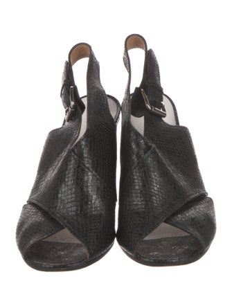 Maison Margiela Leather Slingback Sandals
