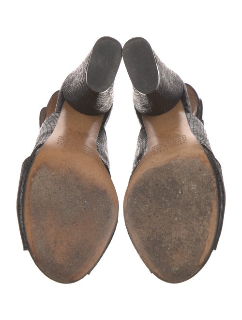 Maison Margiela Leather Slingback Sandals