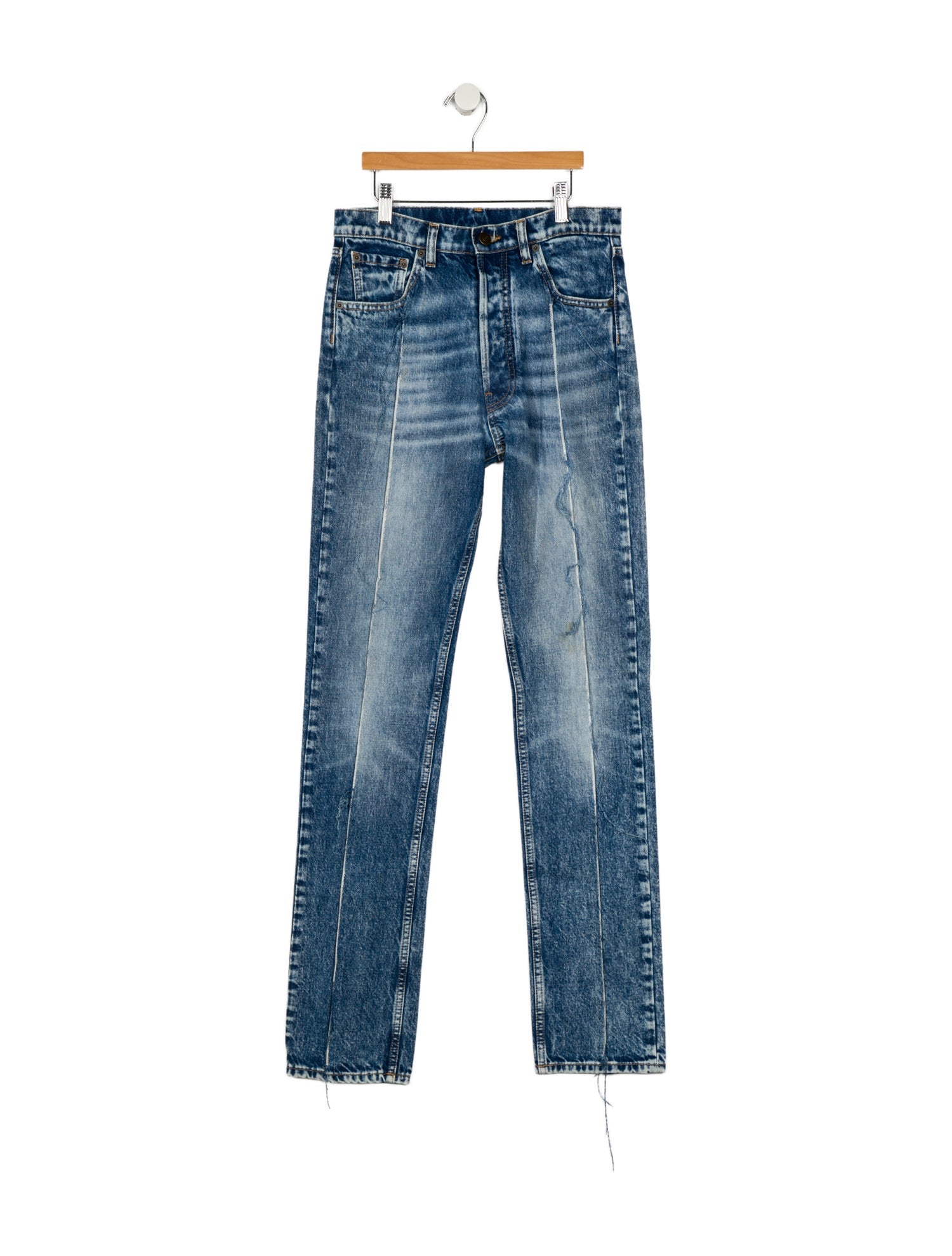 Maison Margiela High-Rise Straight Leg Jeans
