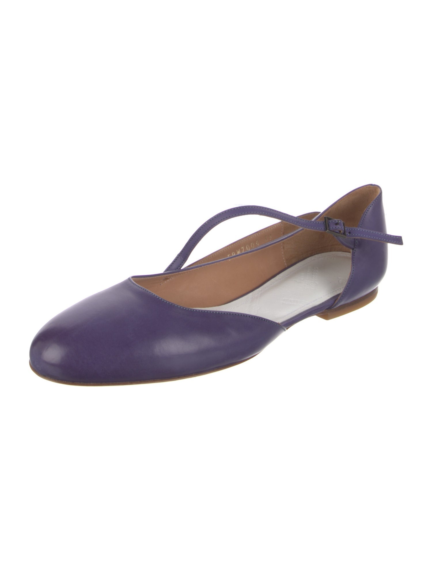 Maison Margiela Leather Mary Jane Flats