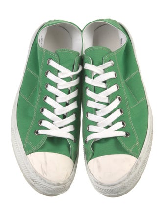 Maison Margiela Canvas Colorblock Pattern Sneakers