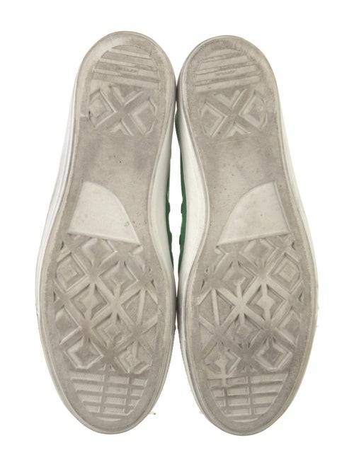 Maison Margiela Canvas Colorblock Pattern Sneakers