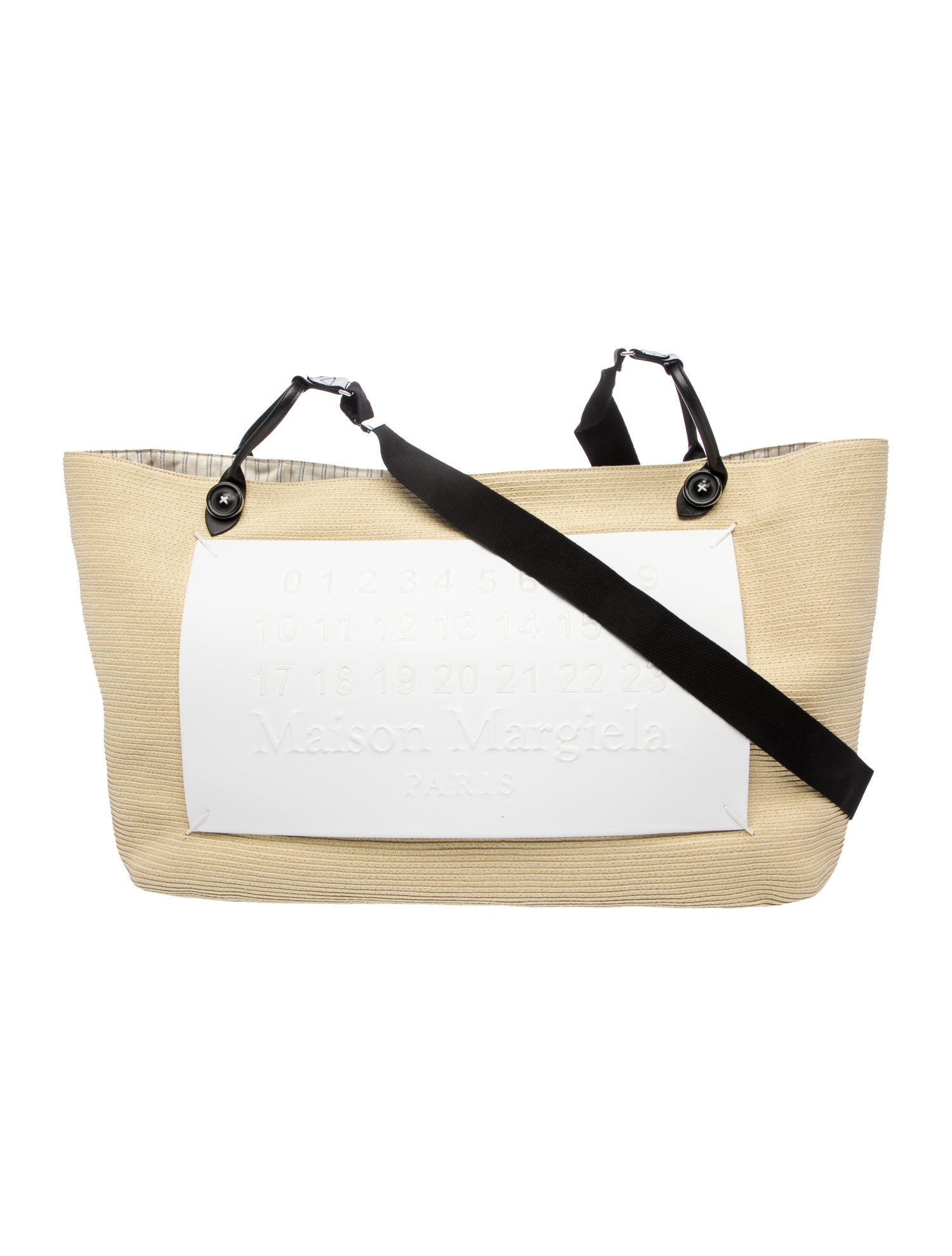 バッグ Maison Margiela Large Canvas Tote Bag MM6 Maison Margiela - Large Canvas Shopping Bag | HBX