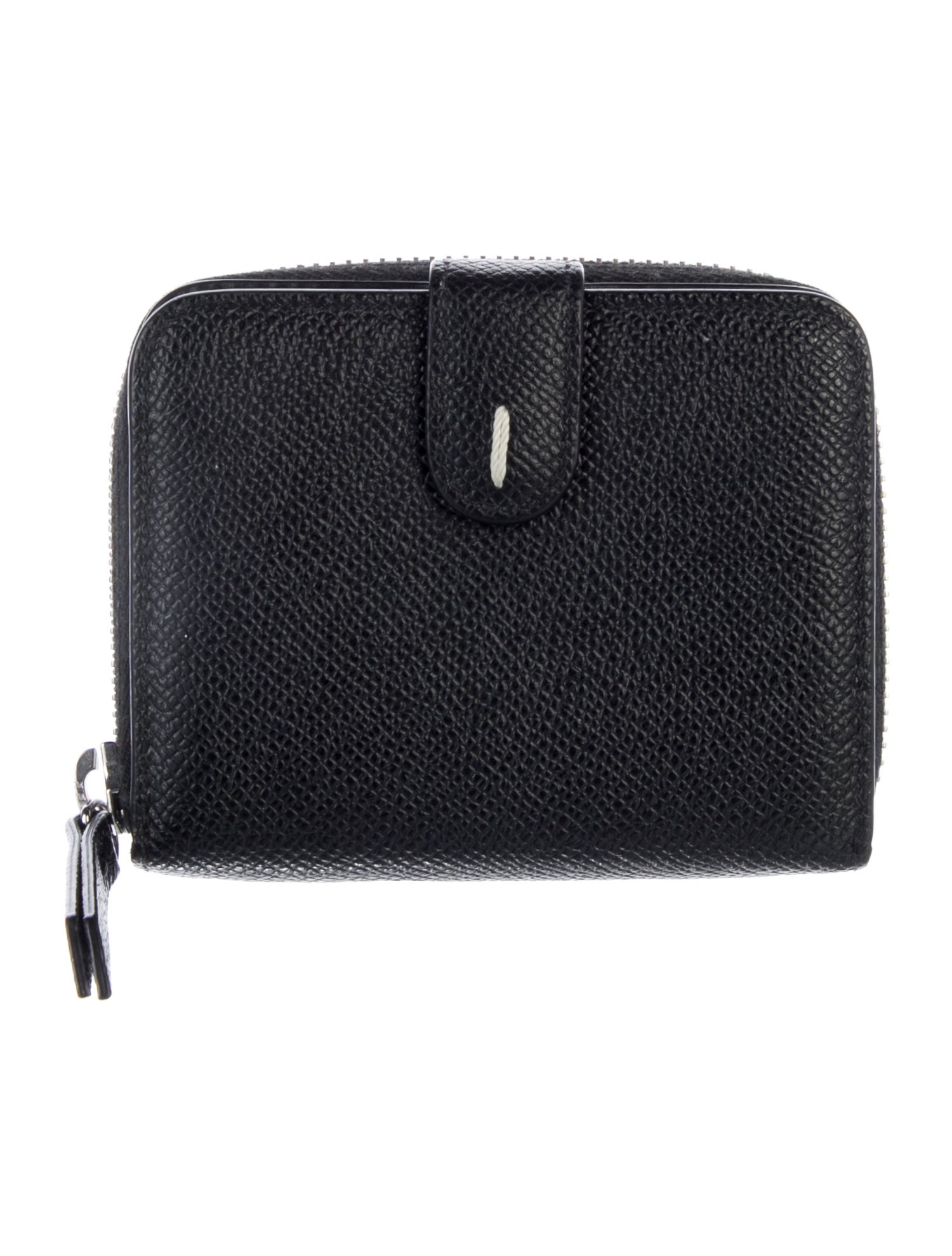 Maison Margiela Timeless Caviar L Gusset Continental Wallet Leather Wallet