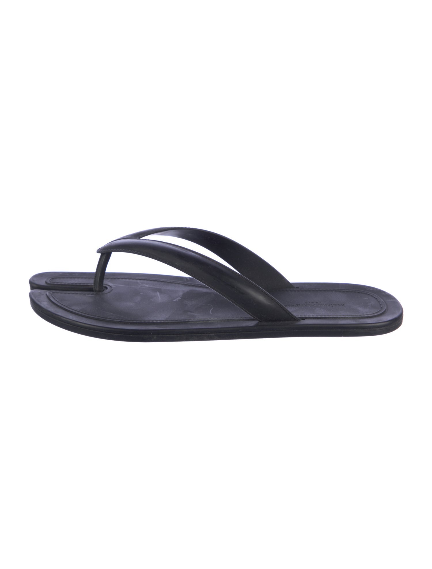 Maison Margiela Leather Flip Flops