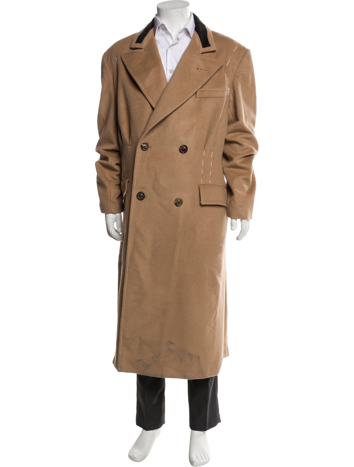 Maison Margiela Virgin Wool Trench Coat
