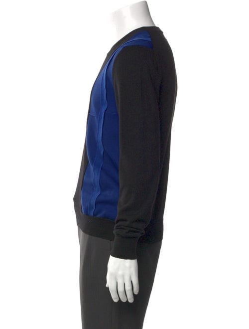 Maison Margiela Wool Colorblock Pattern Pullover