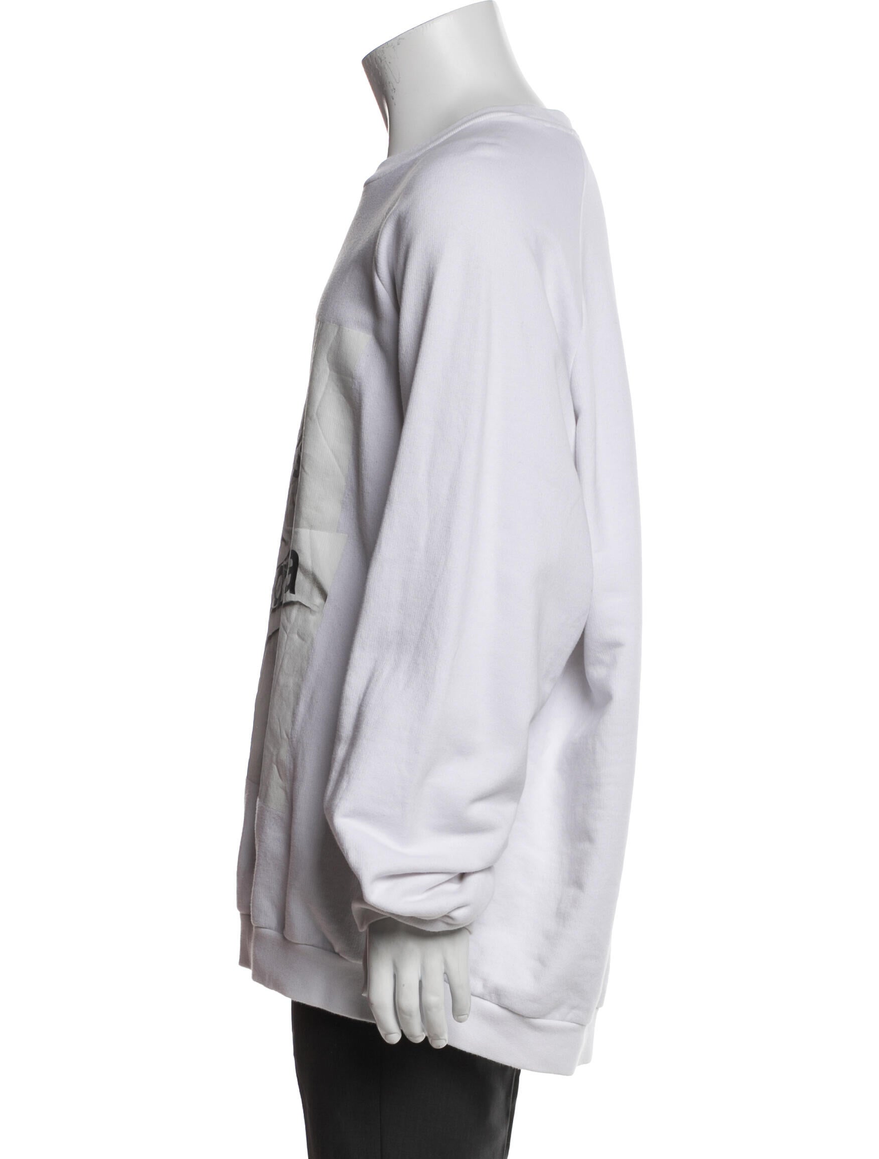 Maison Margiela Graphic Print Crew Neck Sweatshirt