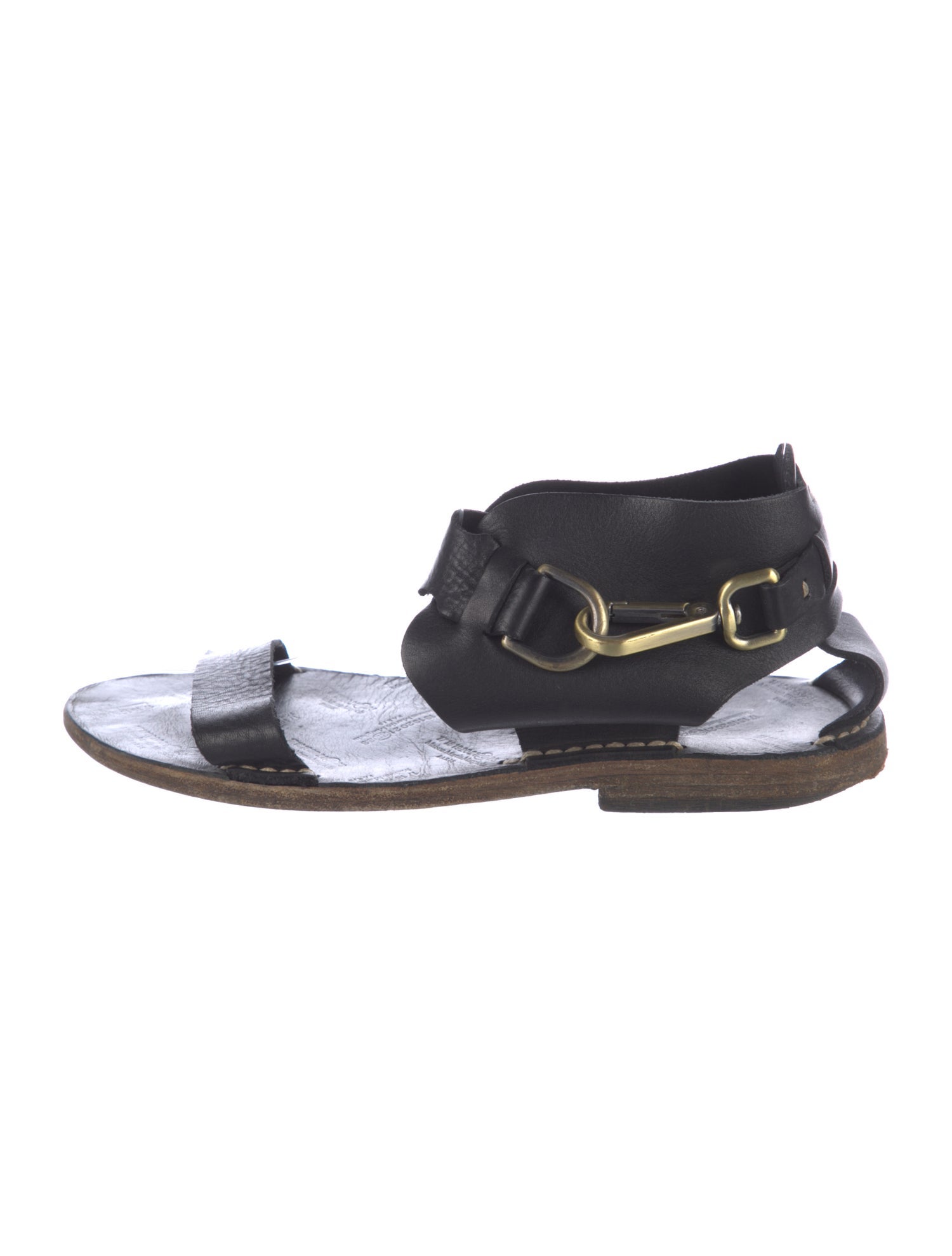 Maison Margiela Leather Slingback Sandals